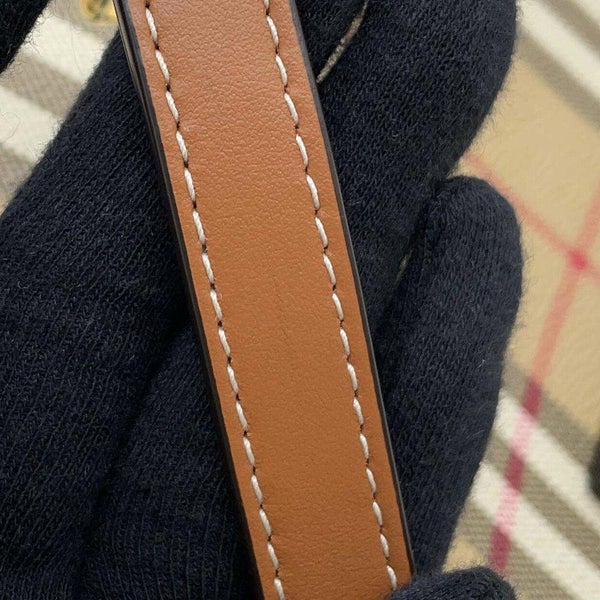 バーバリー ハンドバッグ チェック ミディアム 8071355 BURBERRY ボウリングバッグ 2wayショルダーバッグ