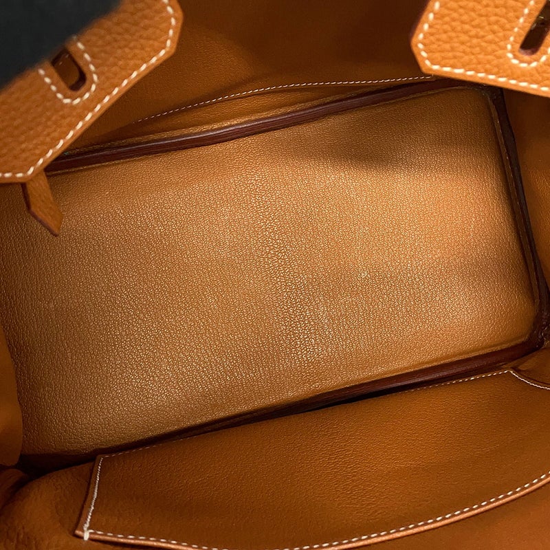 エルメス バーキン25 ゴールド/ゴールド金具 トゴ U刻印 HERMES Birkin ハンドバッグ