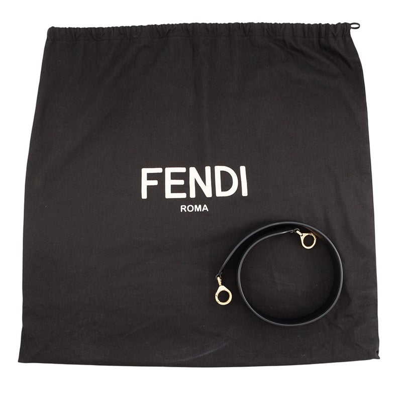 フェンディ ハンドバッグ ピーカブー エッセンシャリー レザー 8BN300 FENDI 2wayショルダーバッグ 黒