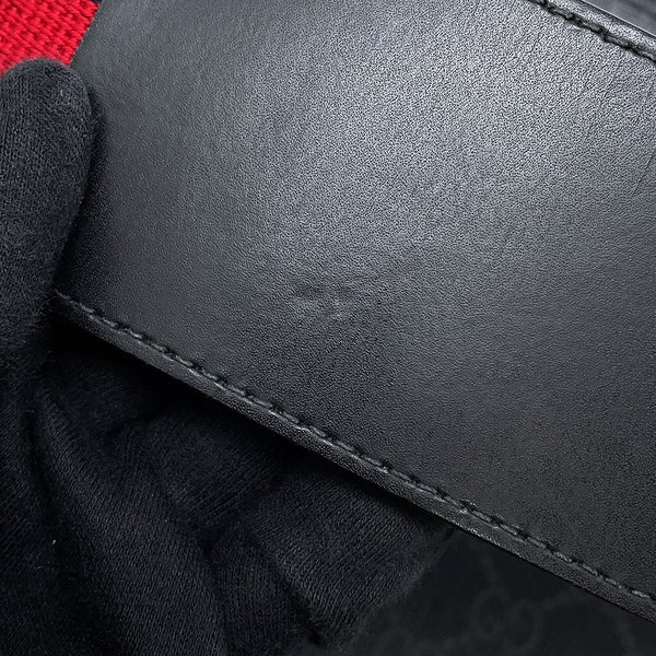 グッチ ショルダーバッグ GGスプリーム メッセンジャーバッグ スモール 523599 GUCCI バッグ メンズ 黒