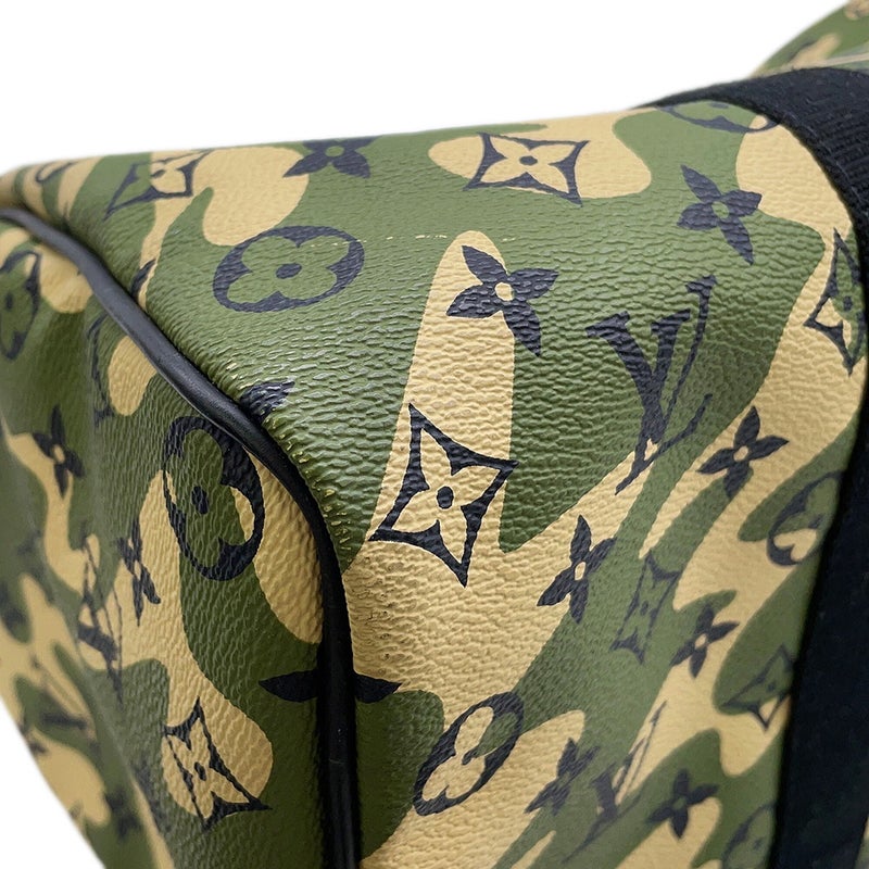 ルイヴィトン ハンドバッグ モノグラム・フラージュ スピーディ35 M95773 LOUIS VUITTON カモフラ 迷彩 カーキ 村上隆