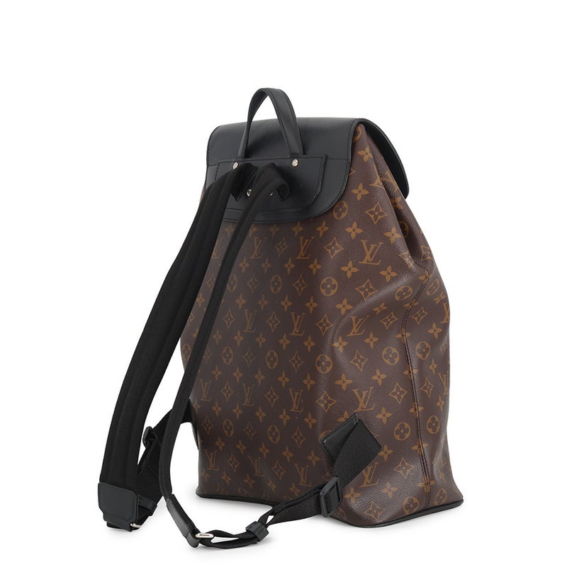 ルイヴィトン リュック モノグラム・マカサー パルク M40637 LOUIS VUITTON バックパック 黒 ブラック