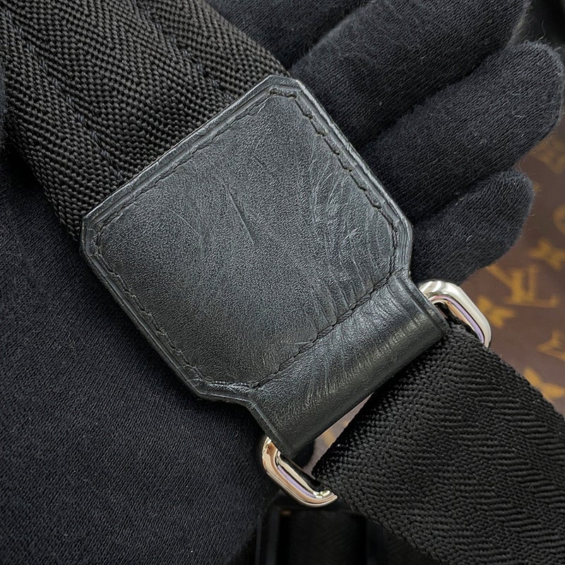 ルイヴィトン リュック モノグラム・マカサー パルク M40637 LOUIS VUITTON バックパック 黒 ブラック