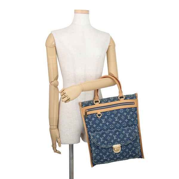 ルイヴィトン トートバッグ モノグラム・デニム フラットショッパー M95018 LOUIS VUITTON ヴィトン バッグ