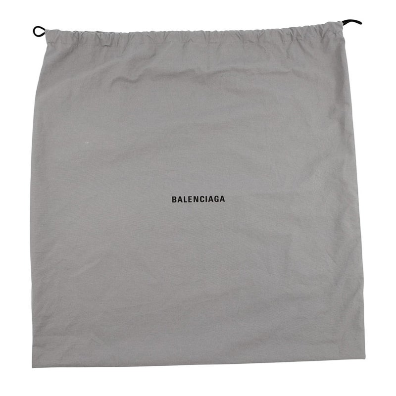 バレンシアガ ハンドバッグ ビーチバッグ ラフィア/レザー ミディアム BALENCIAGA バッグ かごバッグ 黒