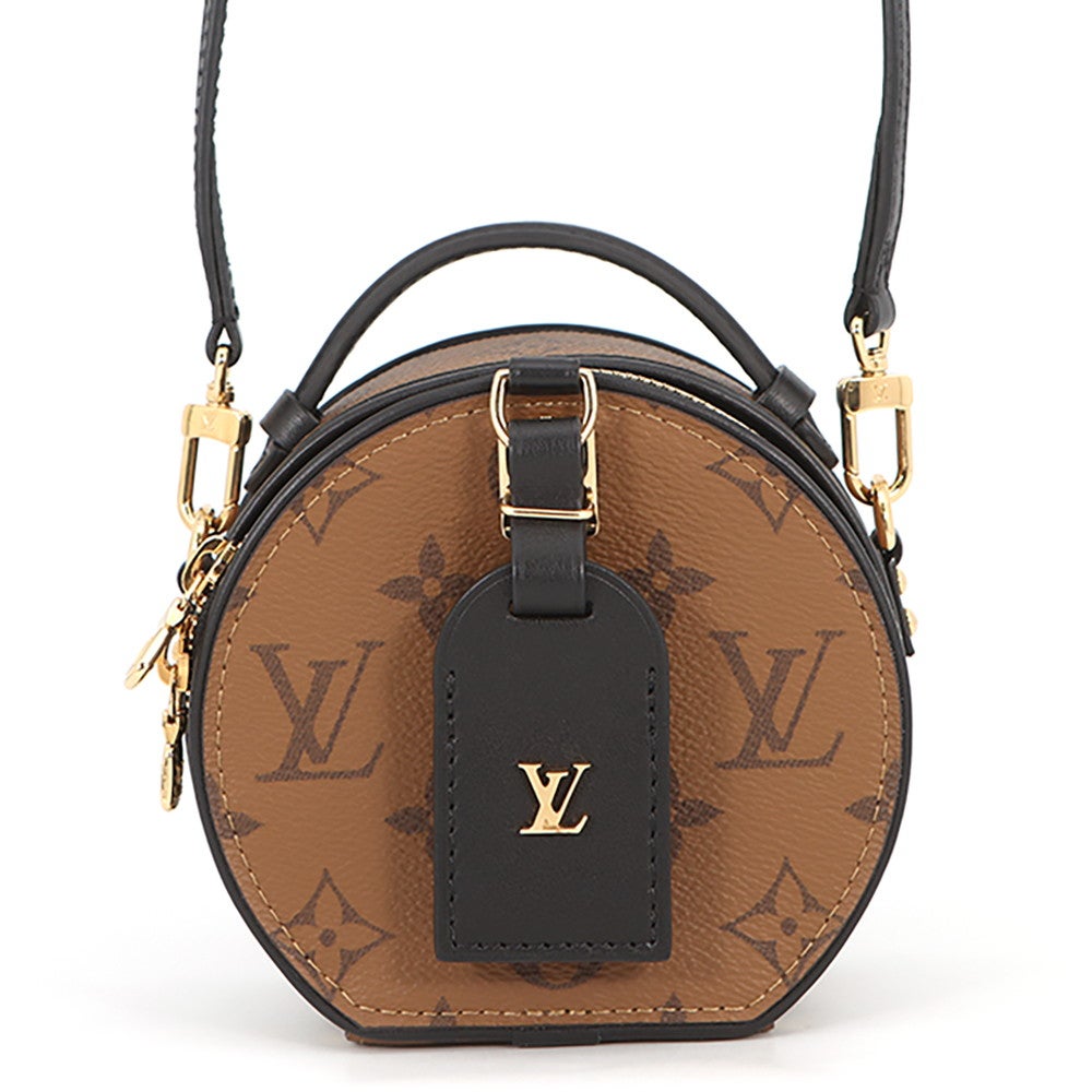 【良品】Louis Vuitton ショルダーバッグ ルイヴィトン ショルダーバッグ モノグラム・リバース ミニ・ボワット
