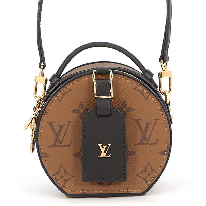 ルイヴィトン ショルダーバッグ モノグラム・リバース ミニ・ボワット・シャポー M68276 LOUIS VUITTON 2way