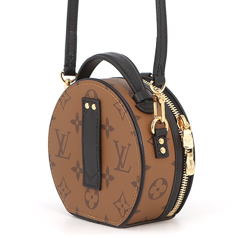 ルイヴィトン ショルダーバッグ モノグラム・リバース ミニ・ボワット・シャポー M68276 LOUIS VUITTON 2way
