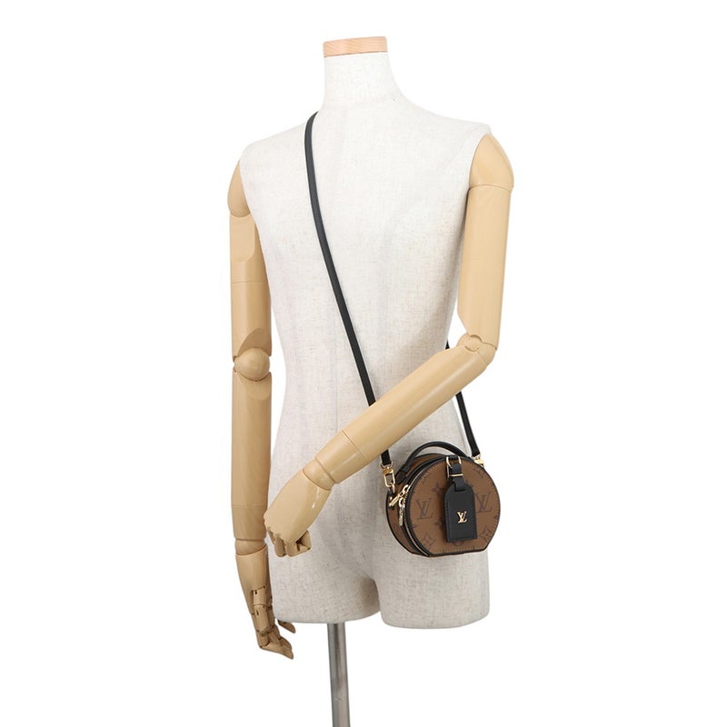 ルイヴィトン ショルダーバッグ モノグラム・リバース ミニ・ボワット・シャポー M68276 LOUIS VUITTON 2way