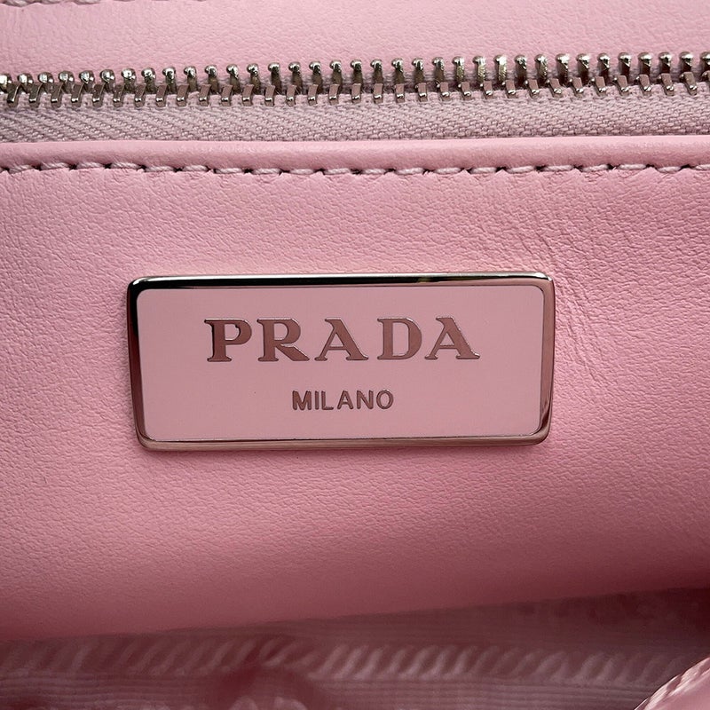 プラダ ショルダーバッグ Re-Nylon ナイロン ブラッシュドレザー 1BD295 PRADA