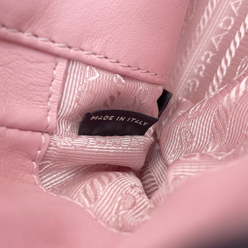 プラダ ショルダーバッグ Re-Nylon ナイロン ブラッシュドレザー 1BD295 PRADA