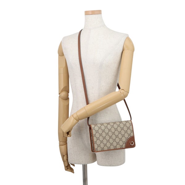 グッチ ショルダーウォレット GGエンブレム GGスプリーム レザー 820688 GUCCI バッグ