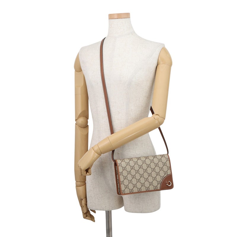 グッチ ショルダーウォレット GGエンブレム GGスプリーム レザー 820688 GUCCI バッグ