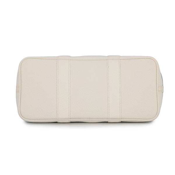 エルメス トートバッグ ガーデンパーティTPM ブルーラン/クレ/シルバー金具 トワルオフィシエ/ネゴンダ T刻印 ブルーリン