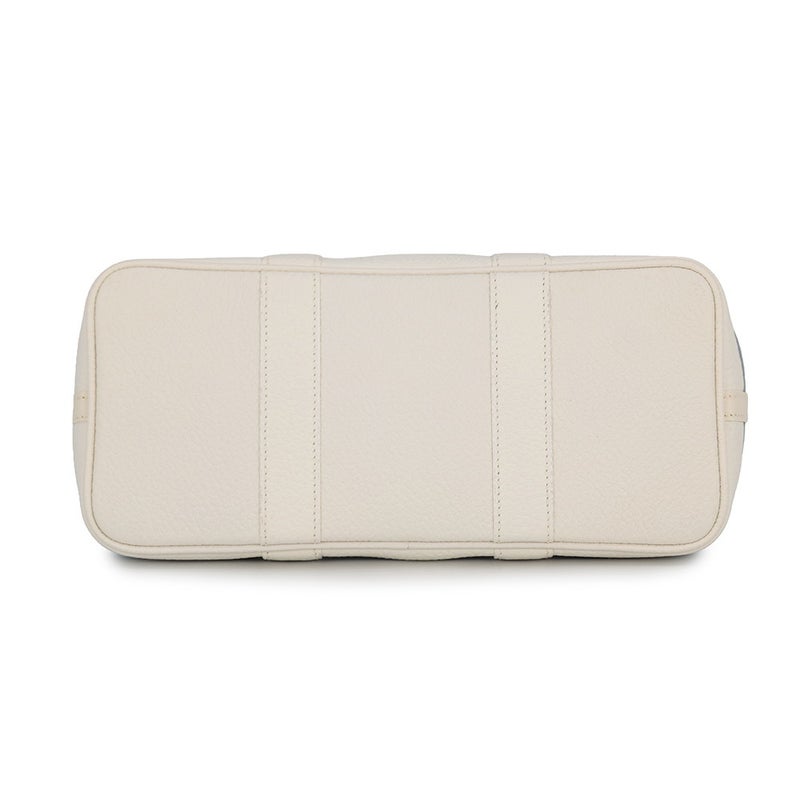 エルメス トートバッグ ガーデンパーティTPM ブルーラン/クレ/シルバー金具 トワルオフィシエ/ネゴンダ T刻印 ブルーリン
