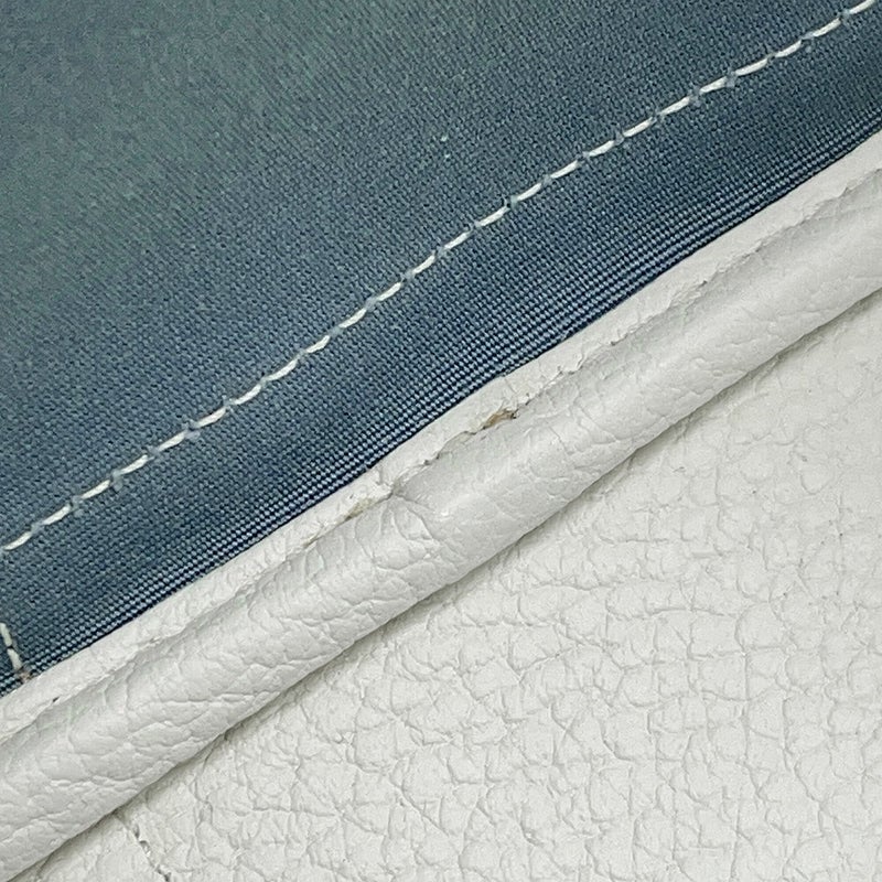 エルメス トートバッグ ガーデンパーティTPM ブルーラン/クレ/シルバー金具 トワルオフィシエ/ネゴンダ T刻印 ブルーリン