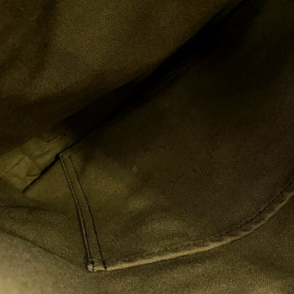 エルメス トートバッグ フールトゥ カバス グリーン/ブラック キャンバス HERMES BAG