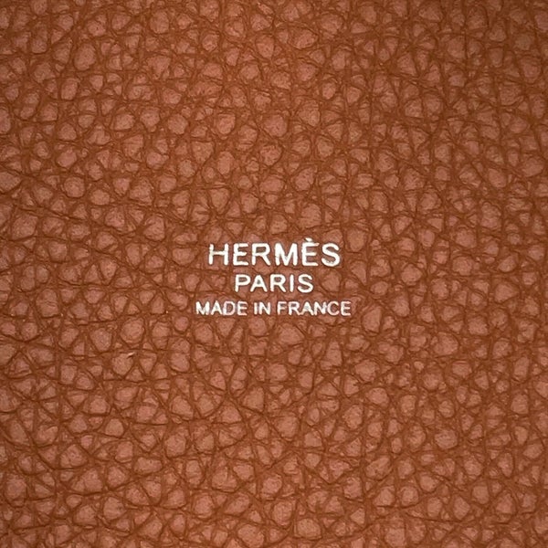 エルメス ハンドバッグ ピコタンロックPM ゴールド/シルバー金具 トリヨンクレマンス U刻印 HERMES