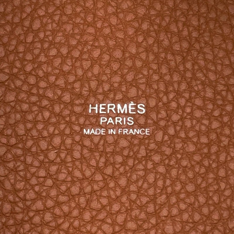 エルメス ハンドバッグ ピコタンロックPM ゴールド/シルバー金具 トリヨンクレマンス U刻印 HERMES