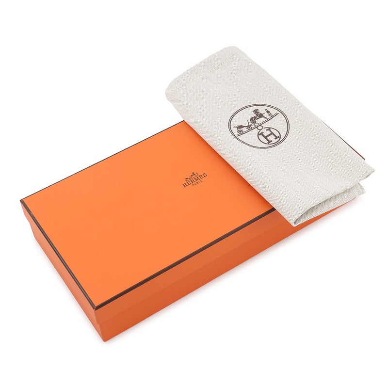 エルメス クラッチバッグ ケリーカット エトゥープ/シルバー金具 スイフト K刻印 HERMES Kelly Cut