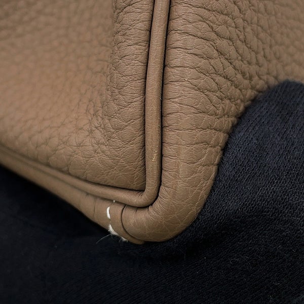 エルメス ハンドバッグ ケリー25 内縫い エトゥープ/シルバー金具 トゴ K刻印 HERMES Kelly 2wayバッグ