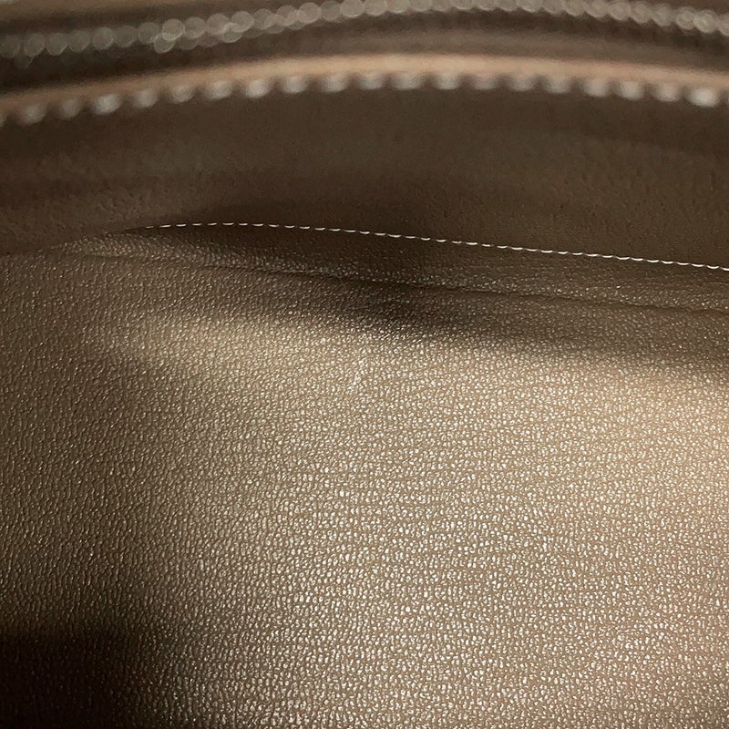 エルメス ハンドバッグ ケリー25 内縫い エトゥープ/シルバー金具 トゴ K刻印 HERMES Kelly 2wayバッグ