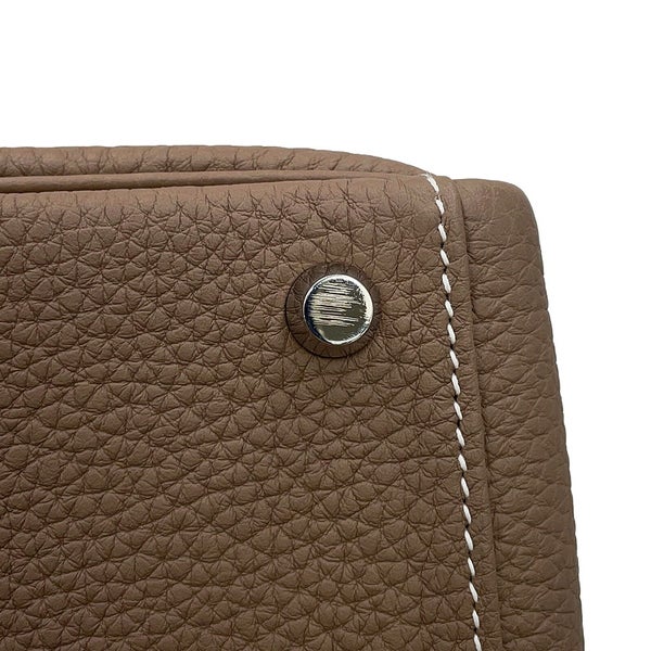 エルメス ハンドバッグ ケリー25 内縫い エトゥープ/シルバー金具 トゴ K刻印 HERMES Kelly 2wayバッグ
