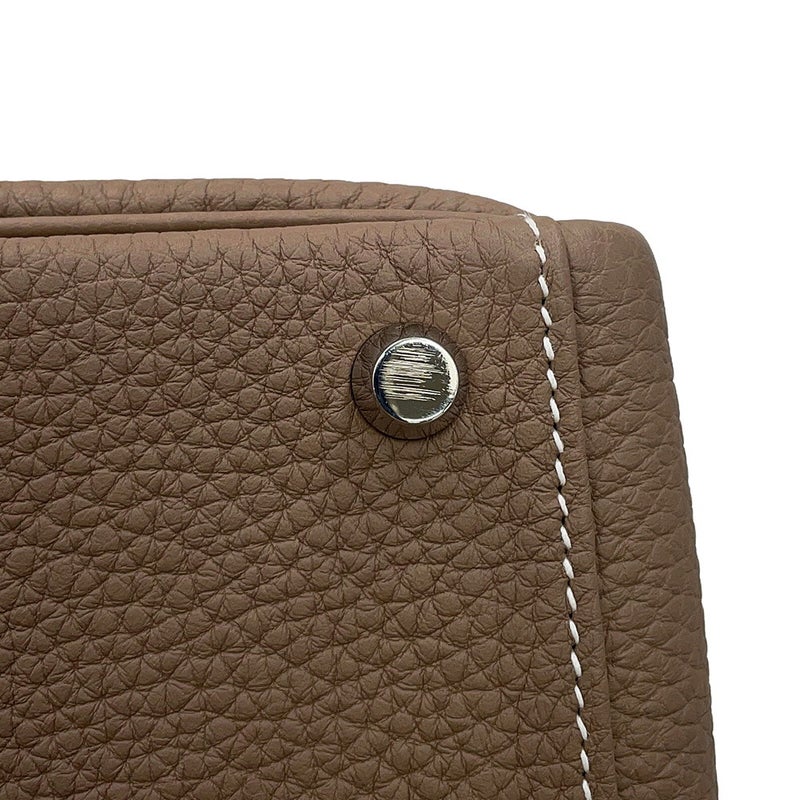 エルメス ハンドバッグ ケリー25 内縫い エトゥープ/シルバー金具 トゴ K刻印 HERMES Kelly 2wayバッグ