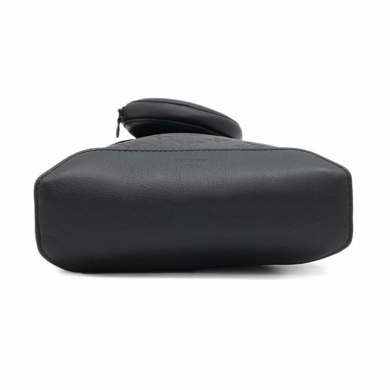 ルイヴィトン ボディバッグ モノグラム・シャドウ デュオ・スリングバッグ M21890 ヴィトン ブラック 黒