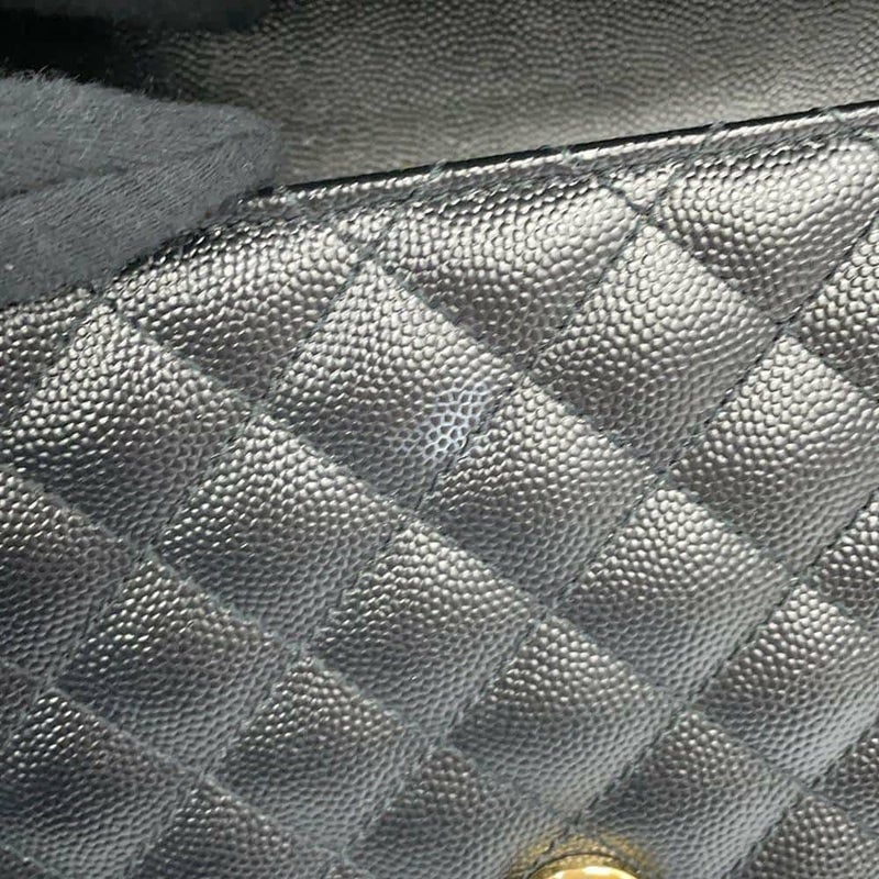 サンローランパリ チェーンショルダーバッグ エンヴェロップ ミディアム カーフレザー 600185 2way 黒