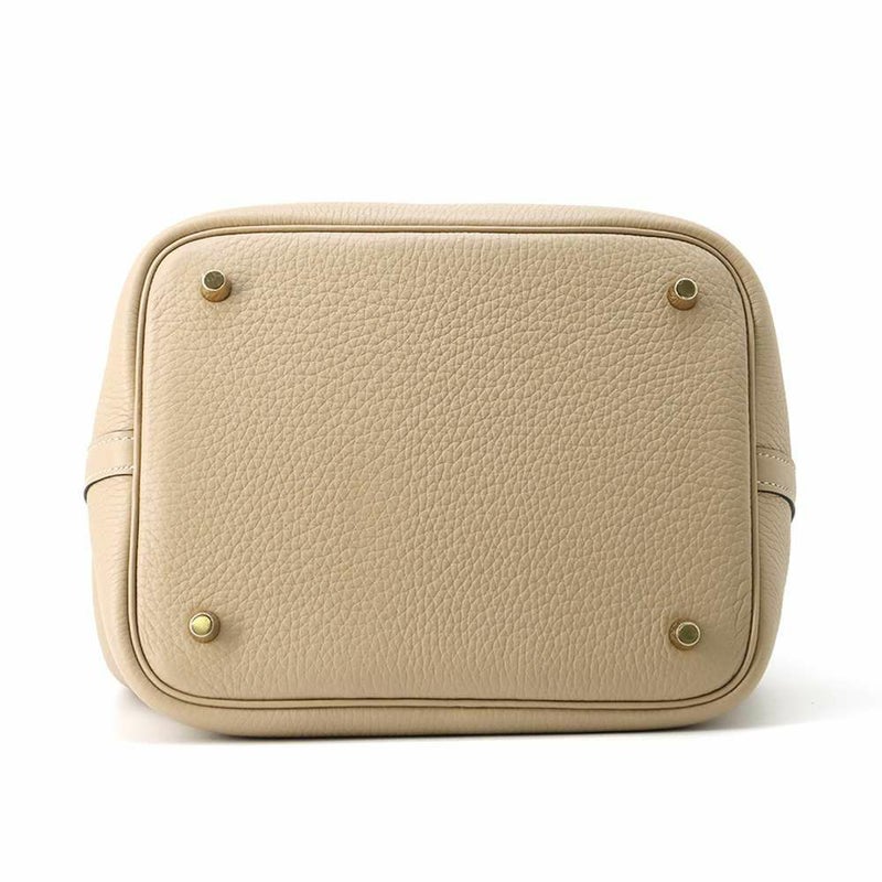 エルメス ハンドバッグ ピコタンロックMM トレンチ/ゴールド金具 トリヨンクレマンス K刻印