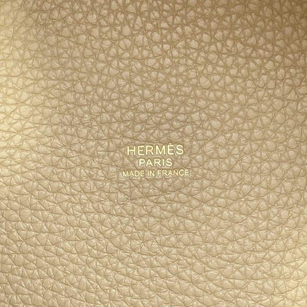 エルメス ハンドバッグ ピコタンロックMM トレンチ/ゴールド金具 トリヨンクレマンス K刻印