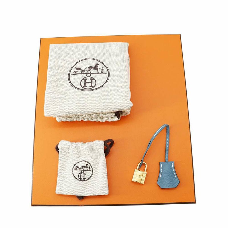 エルメス バーキン25 ニューブルージーン/ゴールド金具 トゴ W刻印 HERMES Birkin ハンドバッグ