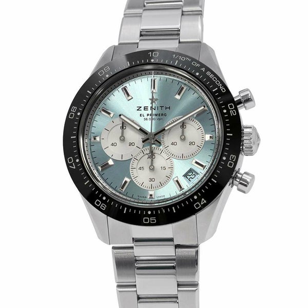 ゼニス クロノマスター スポーツ ヨシダ スペシャル 300本限定 03.3106.3600/55.M3100 アイスブルー文字盤