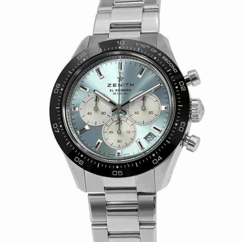 ゼニス クロノマスター スポーツ ヨシダ スペシャル 300本限定 03.3106.3600/55.M3100 アイスブルー文字盤