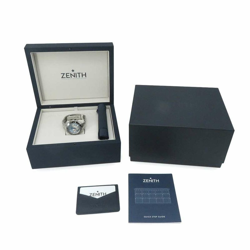 ゼニス クロノマスター スポーツ ヨシダ スペシャル 300本限定 03.3106.3600/55.M3100 アイスブルー文字盤