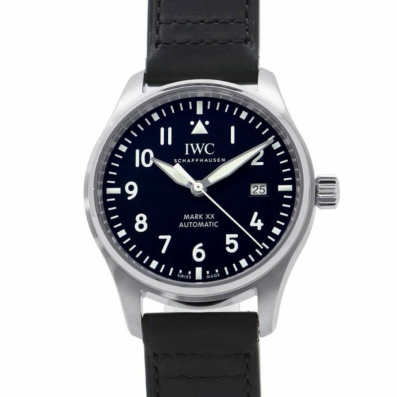 IWC パイロット ウォッチ マークXX IW328201 腕時計 黒文字盤