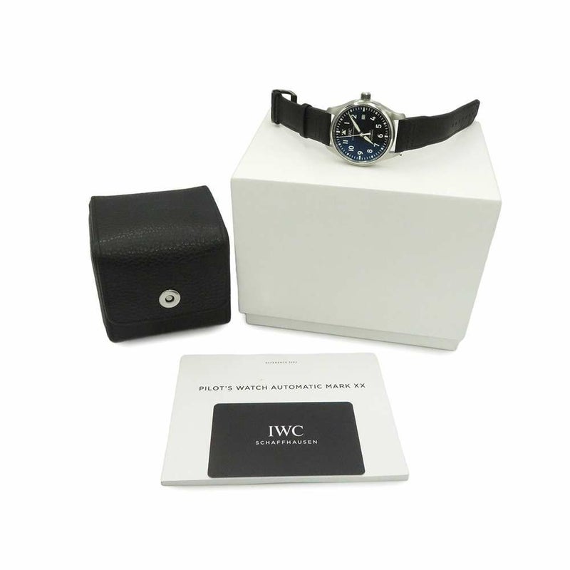 IWC パイロット ウォッチ マークXX IW328201 腕時計 黒文字盤