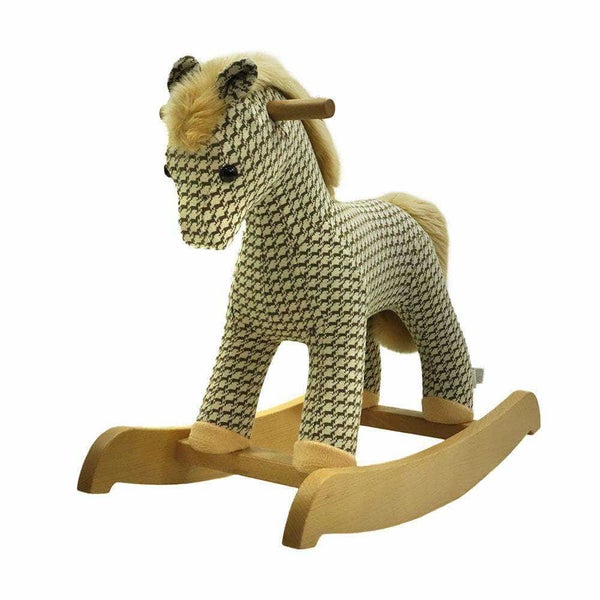 エルメス 揺り木馬 ハーミー ロッキングホース エルミー コットン ファー ウッド HERMES オブジェ