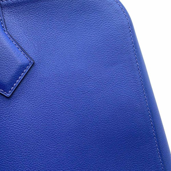 エルメス ビジネスバッグ ヴィクトリア ライト 38 ブルーエレクトリック/シルバー金具 エバーカラー C刻印 メンズ