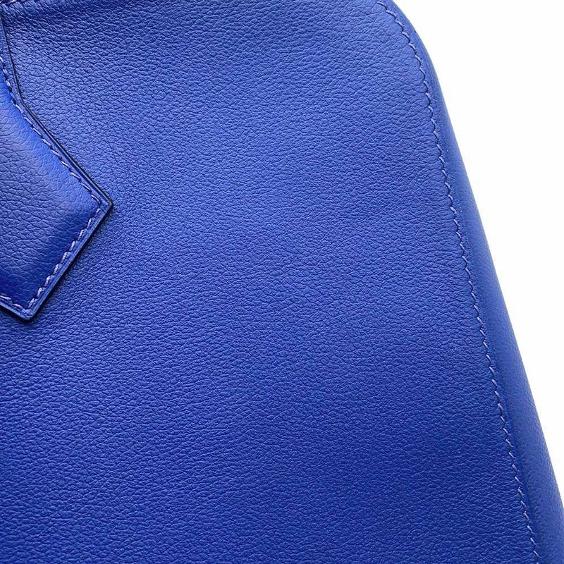 エルメス ビジネスバッグ ヴィクトリア ライト 38 ブルーエレクトリック/シルバー金具 エバーカラー C刻印 メンズ