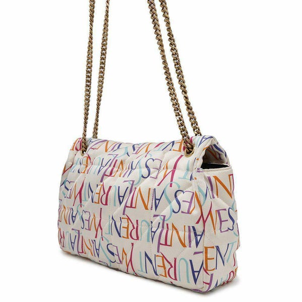 サンローランパリ チェーンショルダーバッグ ナイロン 515821 SAINT LAURENT PARIS バッグ 白