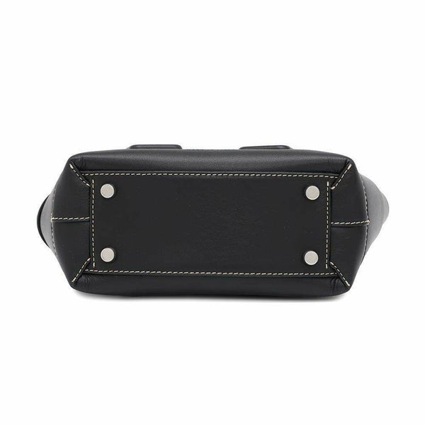 ボッテガヴェネタ ハンドバッグ ミニザ・アルコ 600606 BOTTEGA VENETA 2wayショルダーバッグ 黒