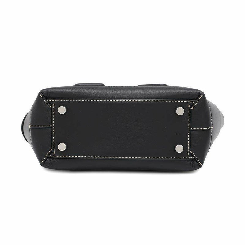 ボッテガヴェネタ ハンドバッグ ミニザ・アルコ 600606 BOTTEGA VENETA 2wayショルダーバッグ 黒