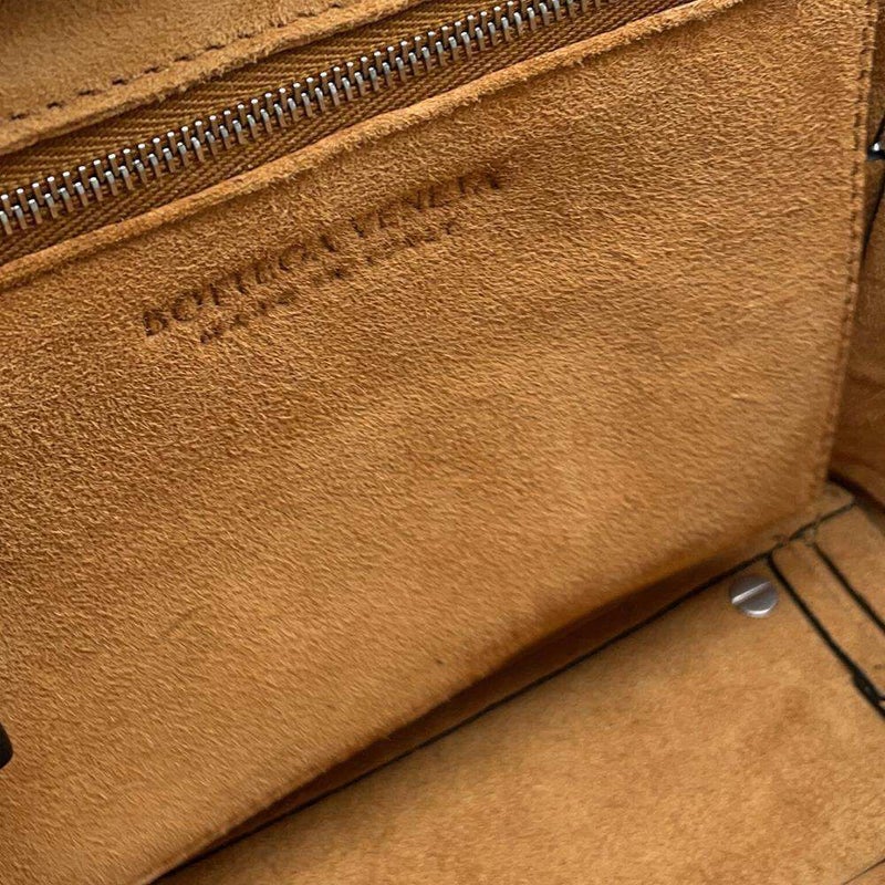 ボッテガヴェネタ ハンドバッグ ミニザ・アルコ 600606 BOTTEGA VENETA 2wayショルダーバッグ 黒