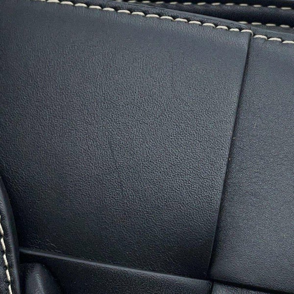 ボッテガヴェネタ ハンドバッグ ミニザ・アルコ 600606 BOTTEGA VENETA 2wayショルダーバッグ 黒