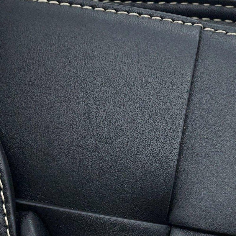 ボッテガヴェネタ ハンドバッグ ミニザ・アルコ 600606 BOTTEGA VENETA 2wayショルダーバッグ 黒