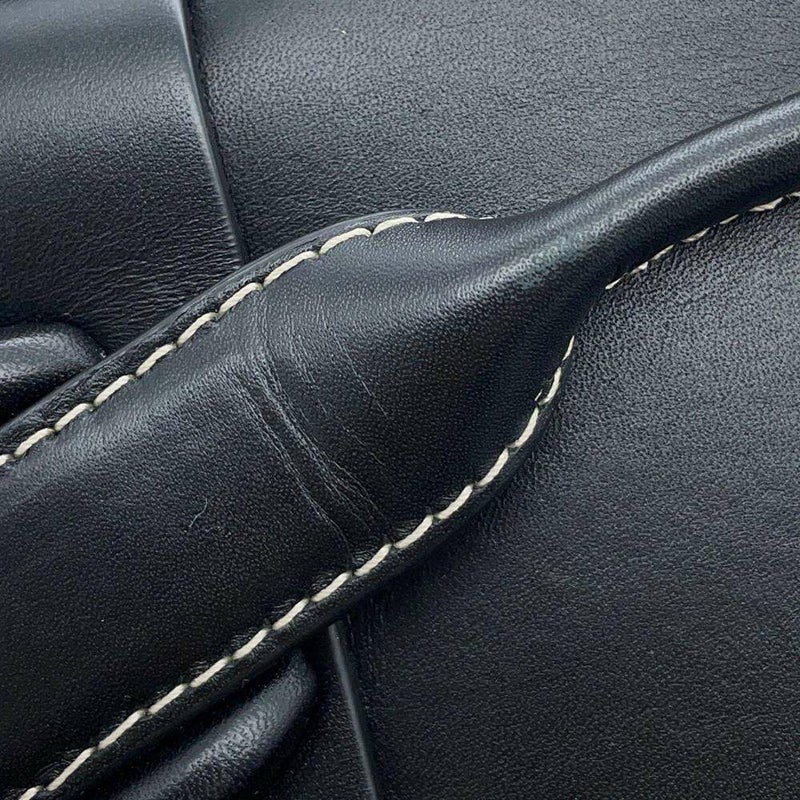 ボッテガヴェネタ ハンドバッグ ミニザ・アルコ 600606 BOTTEGA VENETA 2wayショルダーバッグ 黒