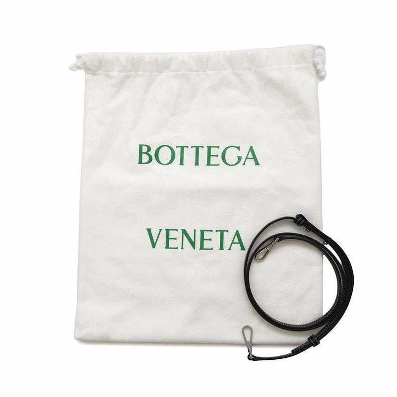 ボッテガヴェネタ ハンドバッグ ミニザ・アルコ 600606 BOTTEGA VENETA 2wayショルダーバッグ 黒