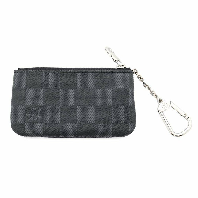 ルイヴィトン コインケース  ダミエ・グラフィット ポシェットクレ N60155 ルイヴィトン 黒 ブラック